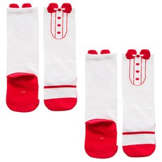 지지에스 리본 턱시도 니삭스 아기양말 Y019BSTO123 2p