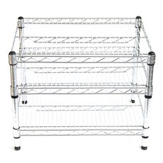 KORACK 25 派工業金屬架 530 x 610 x 600 3 層, 銀