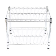 KORACK 25 派工業金屬架 450 x 760 x 600 2 層, 銀