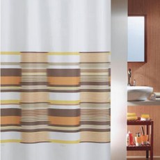 Spirella Kerim浴簾 棕色, 1個, 棕色系