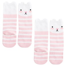 지지에스 애니멀 컬러 니삭스 아기양말 Y019BSTO126 2p