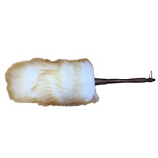 Living Duo 柔軟羊毛撣子, 棕色的, 1個