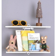 MINEING 2層素色墻壁層板, 白色的, 二級