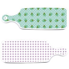 Roem Design 上菜砧板 2入 圓形圖案粉彩紫色組, 圓形圖案粉彩紫色, 玉色草莓, 1套