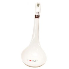 엘케이메이드 커피와 아이들 커피 도자기 국자, 혼합 색상, 1개