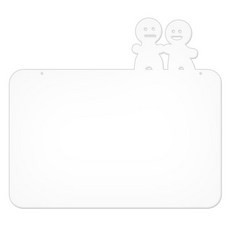 Kuu 家居裝飾備忘錄板 MO 24 掛白, 亞克力