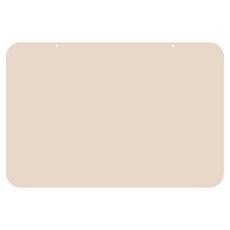 Kuu 家居裝飾壓克力備忘錄板 MO01 掛鉤型 米白色, 亞克力