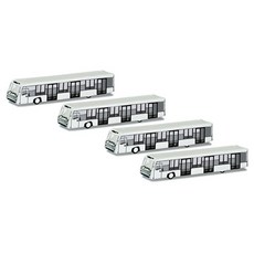 HERPA 레프리카 1/500 SCENIX Airport Bus Set HE521000DI 공항버스 디오라마 다이캐스트 세트, 혼합 색상, 1개