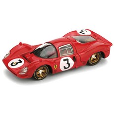 BRUMM 레프리카 1/43 Ferrari 330P4 1000Km Monza 1967 No3 BRUM002239RE 다이캐스트, 혼합 색상, 1개