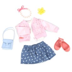 our generation 雞眼釦外套娃娃衣套裝, 混合顏色, 1個