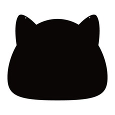 쿠 홈 인테리어 메모 보드 MO 07 걸이형 블랙, 아크릴