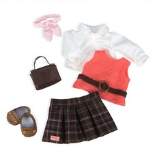 Ozzy Dolls Preppy Look 娃娃衣服套組, 混色
