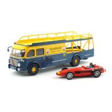 Prumm 複製品 1/4 限量版 3 瑪莎拉蒂賽車運輸車套組 BRUM022565SET 瑪莎拉蒂壓鑄, 混色