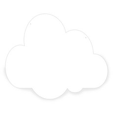 쿠 홈 인테리어 메모 보드 MO 08 걸이형 화이트, 아크릴