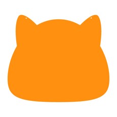 쿠 홈 인테리어 메모 보드 MO 07 걸이형 오렌지, 아크릴