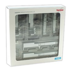 HERPA 複製品 1/500 SCENIX 機場配件 VIII 舷梯 HE519786DI 機場西洋鏡人偶套組, 1套