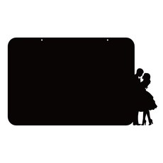 Kuu 家居裝飾備忘錄板 MO 12 掛黑色, 亞克力