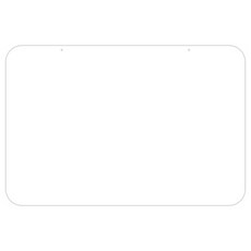 居家裝飾 備忘錄板 MO 01 掛式 白色, 壓克力