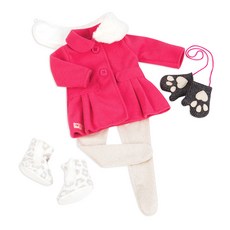 OG Dolls 甜美雪大衣娃娃服飾套裝, 混合色, 1個