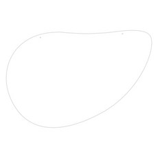 홈 인테리어 메모보드 MO 05 걸이형 화이트, 아크릴