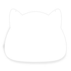 쿠 홈 인테리어 메모 보드 MO 07 걸이형 화이트, 아크릴