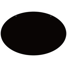 Kuu 家居裝飾壓克力備忘錄板 MO02 掛鉤型 黑色, 亞克力