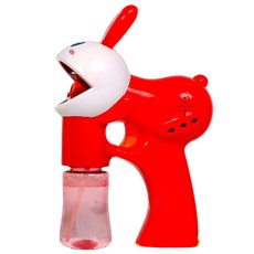 성광교역 토끼 자동 버블건, 레드, 기본제품구매
