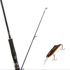 Won Da Avalon捲線器假餌釣魚竿 662ML+Damiki硬餌So Kill 55, 316H 紅鰓