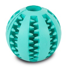 DING DONG PET 乳膠磨牙零食球 6.5 x 6.5 cm, 薄荷, 1個