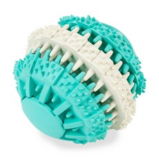 딩동펫 반려견 라텍스 덴탈 회전공 스낵볼 장난감 중형 7 x 7 cm, 민트, 1개
