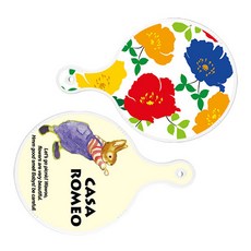 Roem Design 圓形上菜板 菊花藍白 + Casa Romeo, 混合顏色, 1套