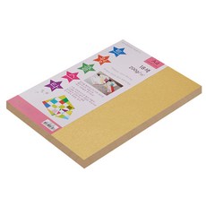 紙文化閃亮星星厚珍珠紙 200g No7 金色, 50個