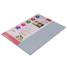 paperculture 厚磅珠光紙 Twinkle Star No 4 銀色, 15個