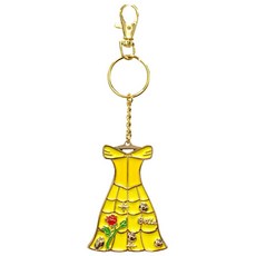 Disney 迪士尼 美女與野獸造型鑰匙圈, 1個