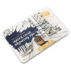 종이문화 프리미엄 워터 칼라 드로잉패드 300g 20매, 1개