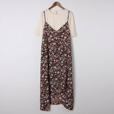 Eomjjang 碎花短袖哺乳連身裙