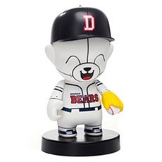DOOSAN BEARS 裝飾用鐵雄公仔 隨機出貨, 1個