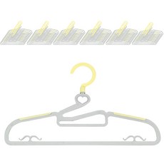 DECOSIN Deco 頂級旋轉衣架, 黃色, 70個