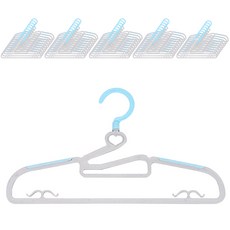 데코즈인 데코 프리미엄 회전 옷걸이, 블루, 50개입