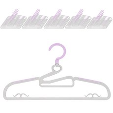 데코즈인 데코 프리미엄 회전 옷걸이, 바이올렛, 50개입