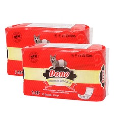 Dono 公狗專用禮貌帶, 特小型, 14片, 2包