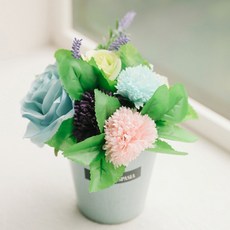 ASPASIA Beaunar 人造花盆, 藍紫色