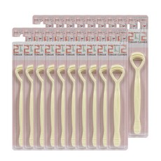 242 舌苔清潔器 象牙白, 20個