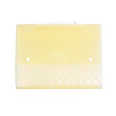 DM KOKUYO 다용도 파일철 파스텔, 밝은 옐로우, 1개