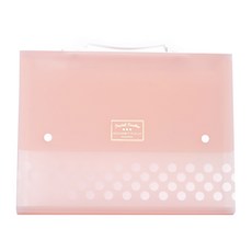 DM KOKUYO 다용도 파일철 파스텔, 라이트핑크, 1개