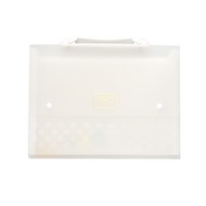 DM KOKUYO 다용도 파일철 파스텔, 투명 화이트, 1개