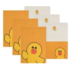 라인프렌즈 편선지세트, 샐리, 3세트