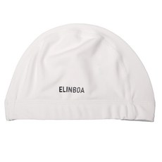 ELINBOA 兒童青少年泳帽 EOE305, 1個, 白色