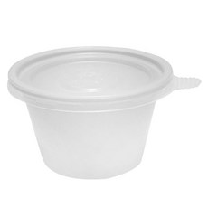 투고팩 AJ다용도컵 2호 백색 70파이 + 뚜껑, 1개, 50개