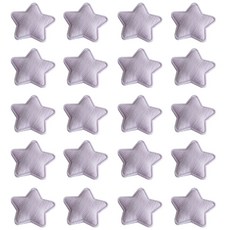 Tina Picnic 布藝小星星形狀材料, 淺紫色, 20個